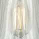 Ballston White Mouchette 1 Light 13.75 inch Antique Copper Semi-Flush Mount Ceiling Light